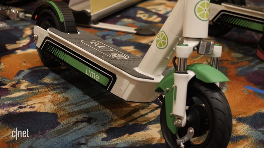 The newest Lime scooters beef up for safety at CES 2019