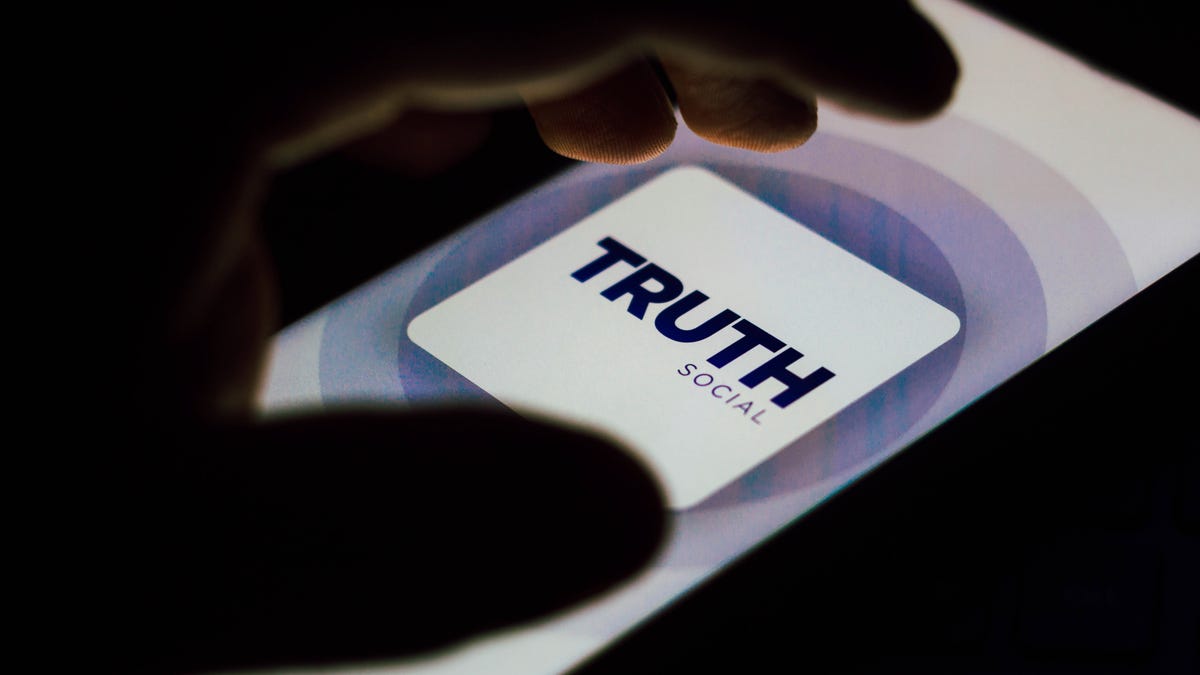 Truth Social app on a phone screen