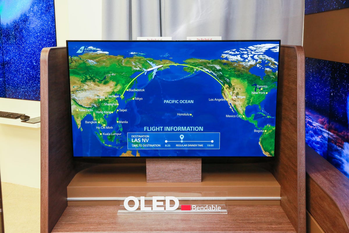 LG Display OLED transparent First Class Travel