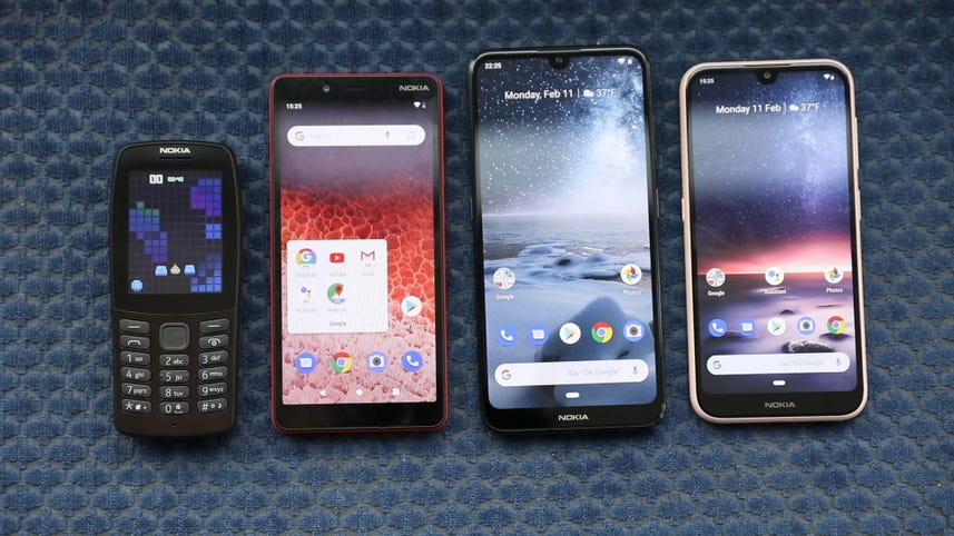 Nokia phones arrive in every shape and type