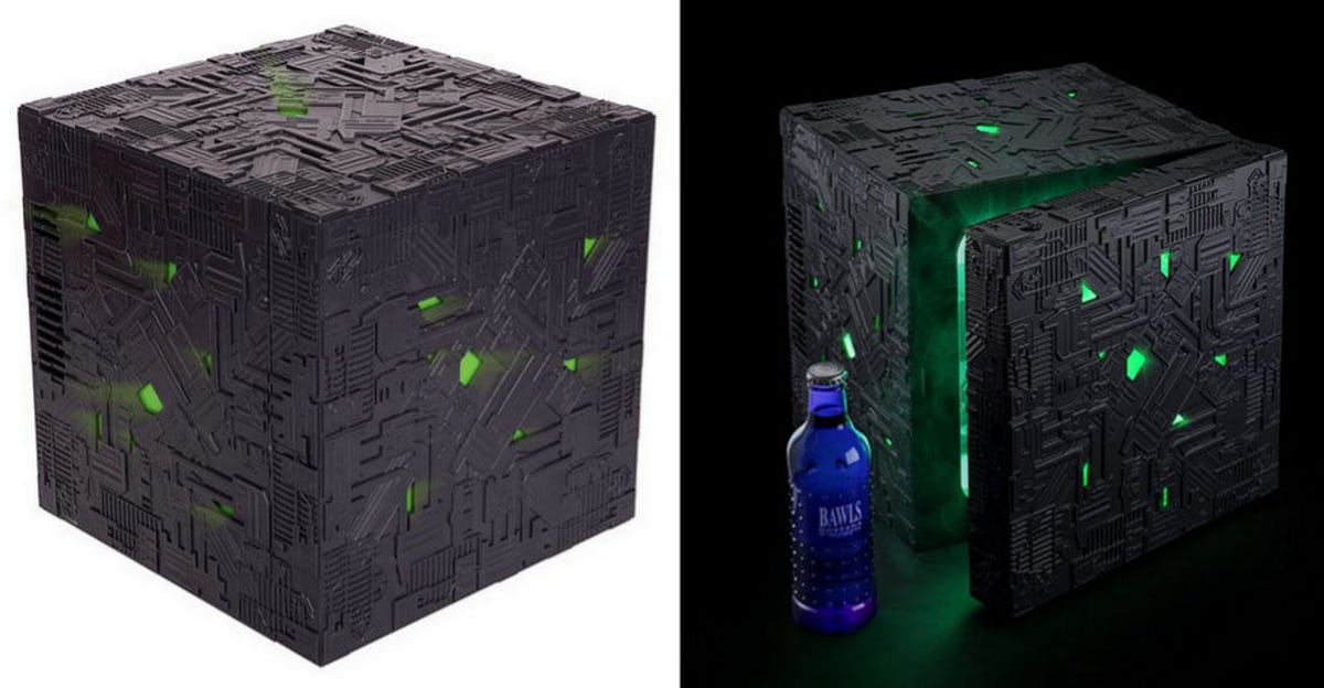 Borg cube fridge