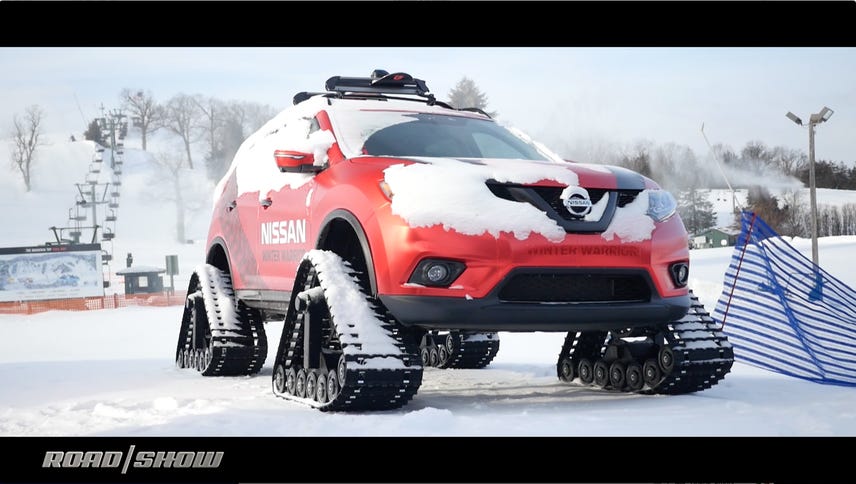 We pummel the powder in Nissan's Winter Warrior concepts