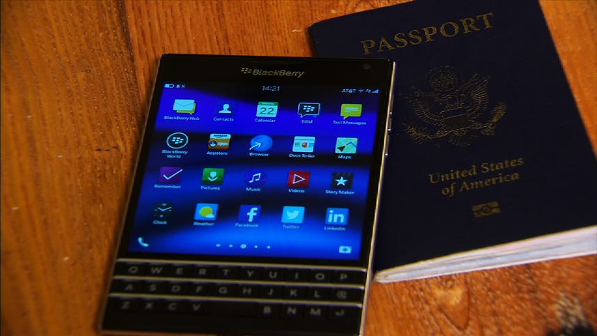 The cumbersome BlackBerry Passport is perfect for keyboard fanatics