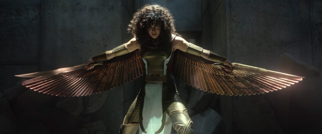 Layla gains metal wings in Moon Knight