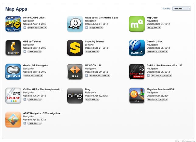 The list of apps (click to enlarge).