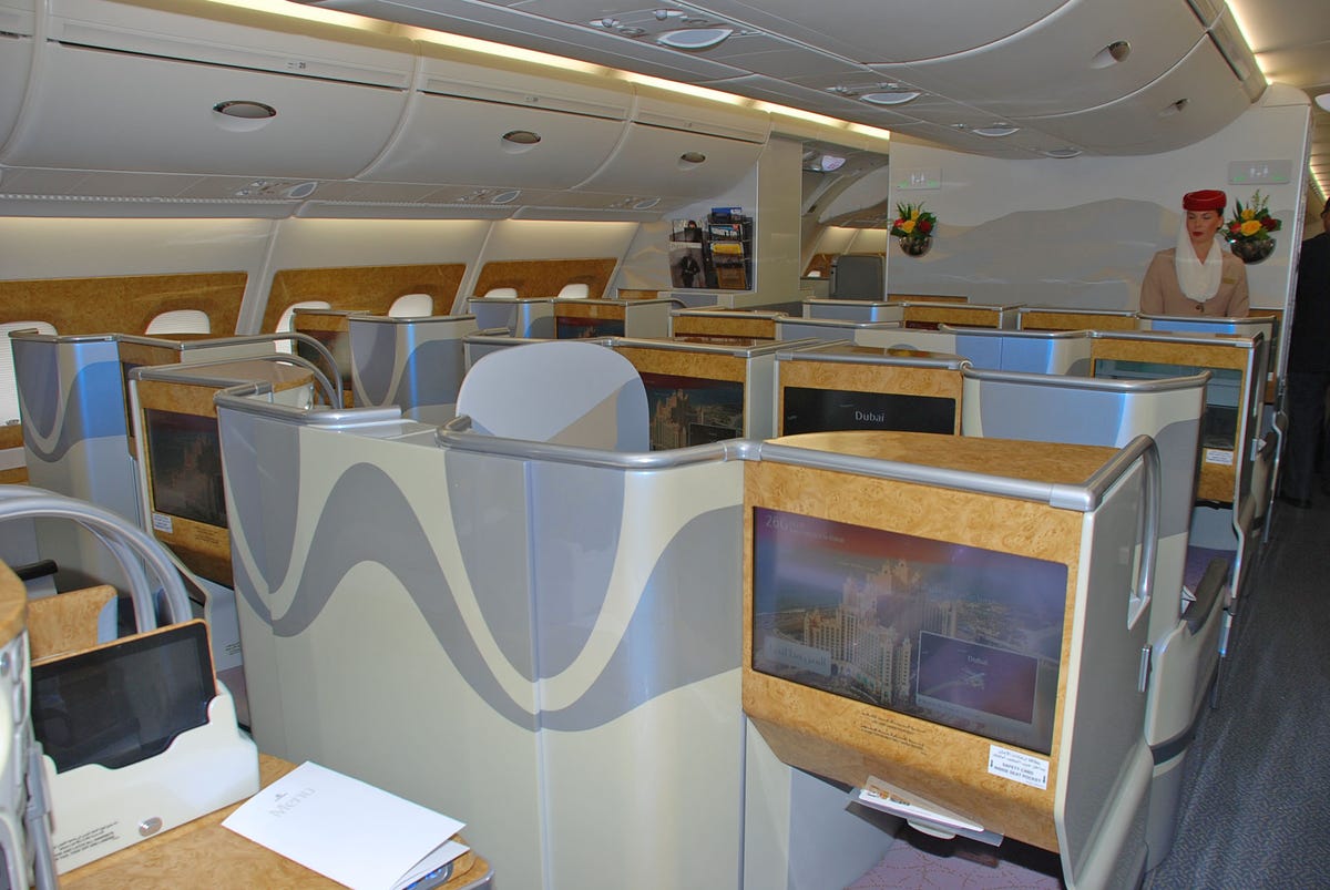 Inside An Emirates A380 Pictures Cnet