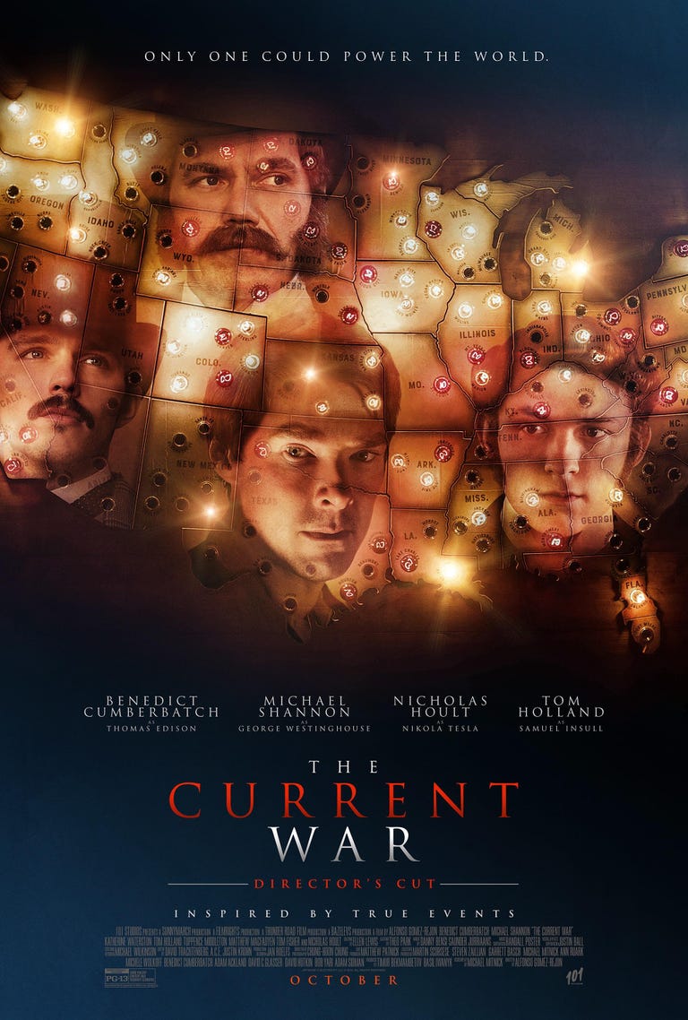 Movie poster for The Current War: Director's Cut