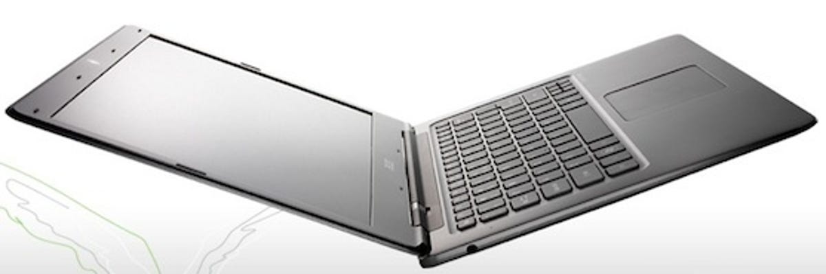 Acer Aspire S3 is 0.5-inches thick and just under 3 pounds.  Inside is an Intel Sandy Bridge processor.