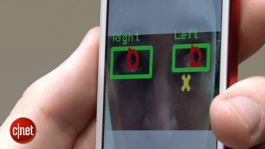 Eyeprints eye-scanning security tech exposed in video