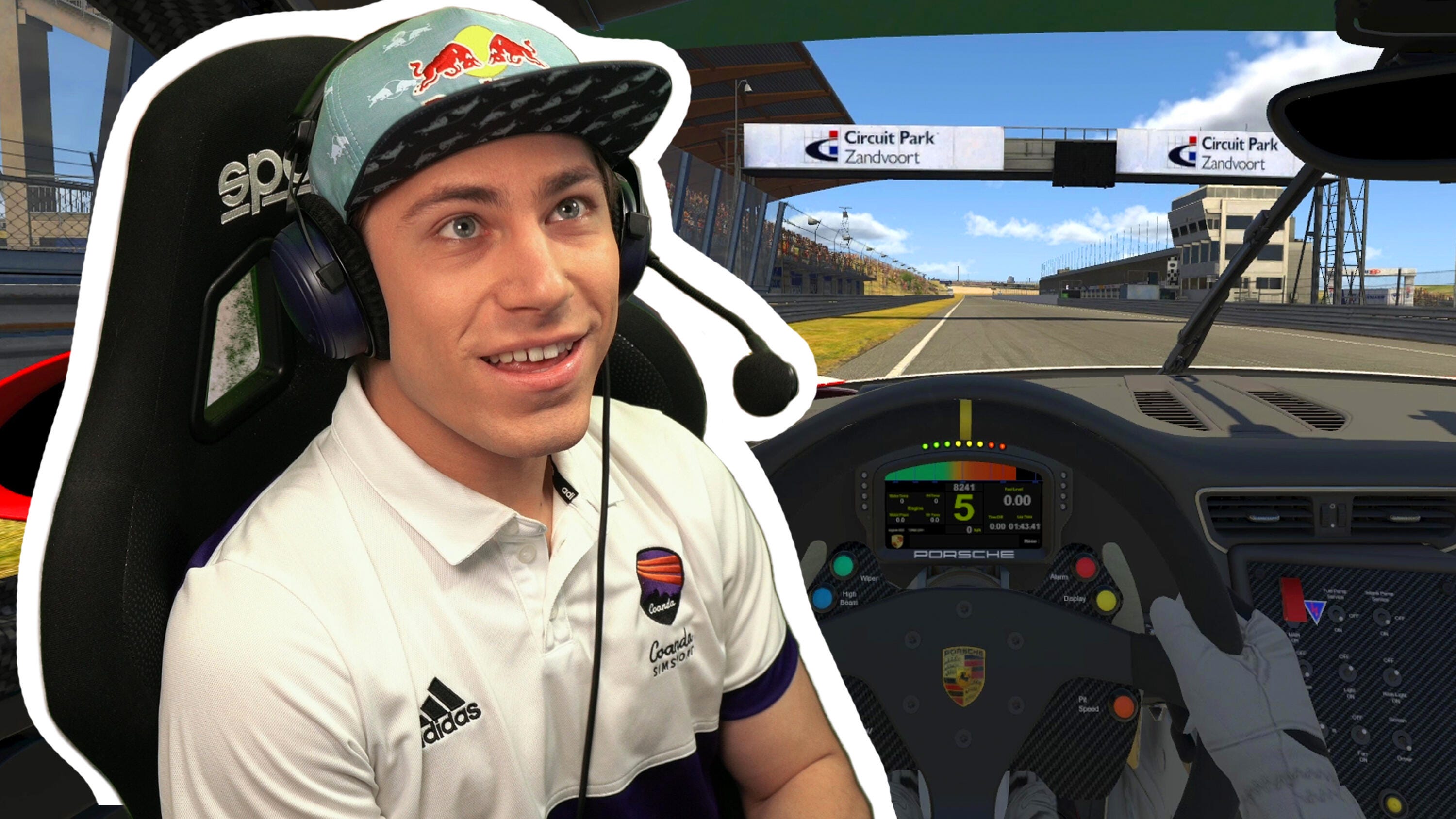 Lapping Zandvoort with Mitchell deJong in iRacing - Video - CNET