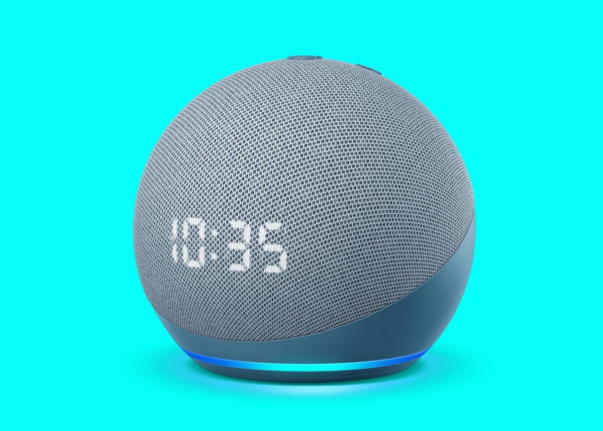 All new Echo Dot with Clock