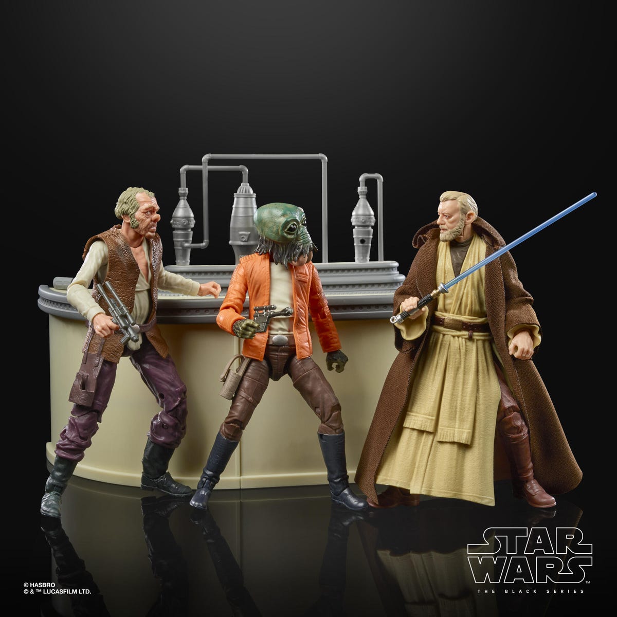 Star Wars Black Series Cantina Showdown playset in package