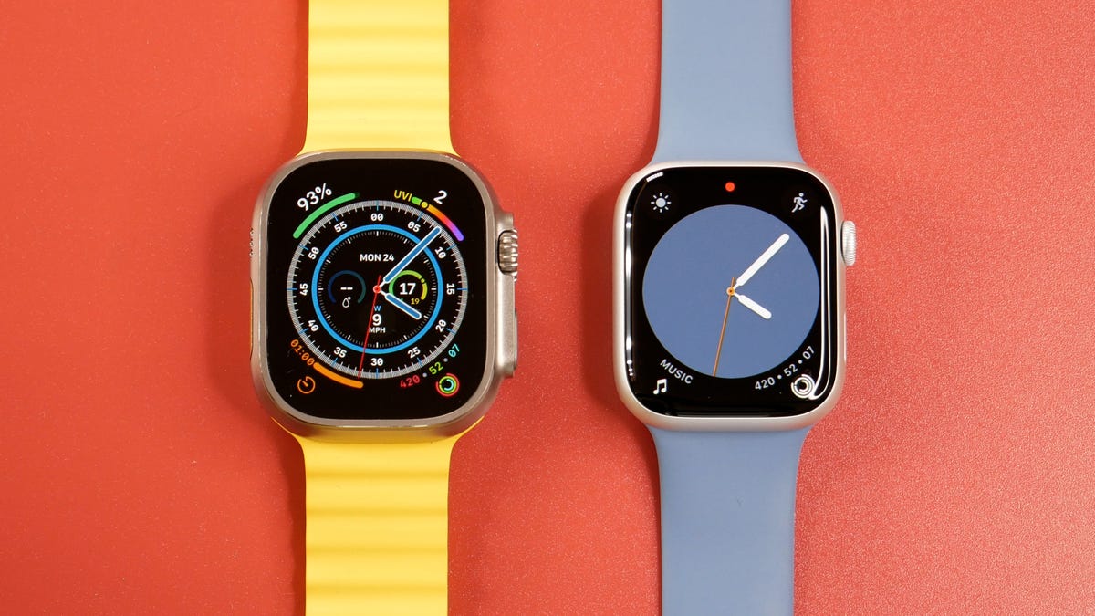 Apple Watch Ultra e Series 8