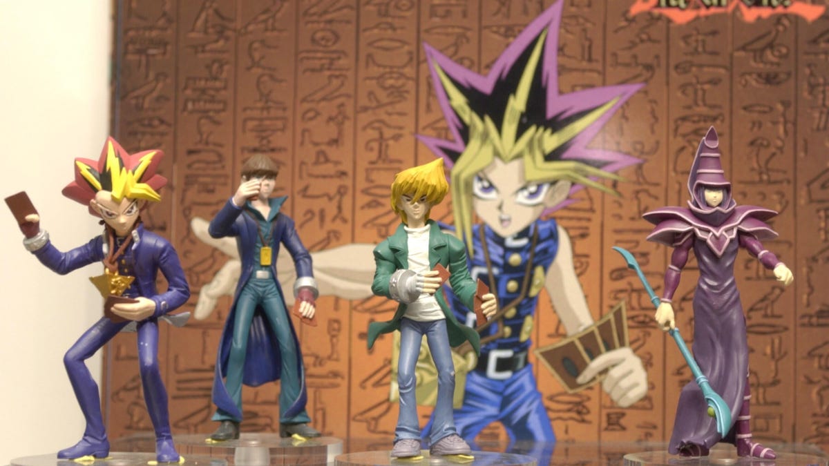 Five Yu-Gi-Oh! figures from toy maker Mattel