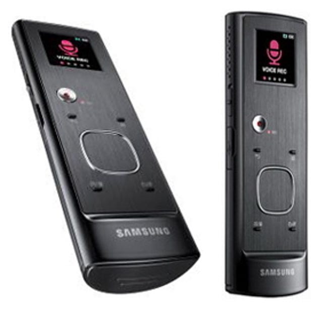 The Samsung YP-VX1 voice recorder.