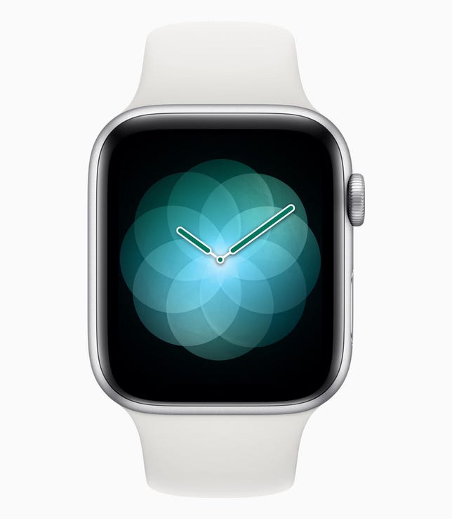 The Apple Watch's "Breathe" watch face