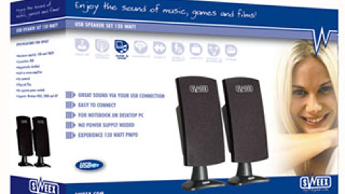 Gedeeltelijk drempel slepen Sweex goes sound-card commando with USB speakers - CNET