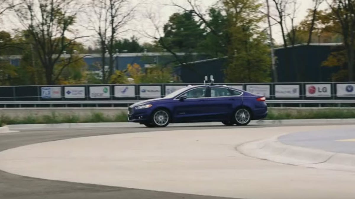 Ford testing self-driving cars at MCity in Michigan