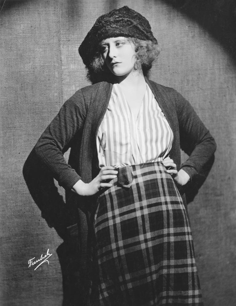 Actress Grace Darmond with Hands on Hips