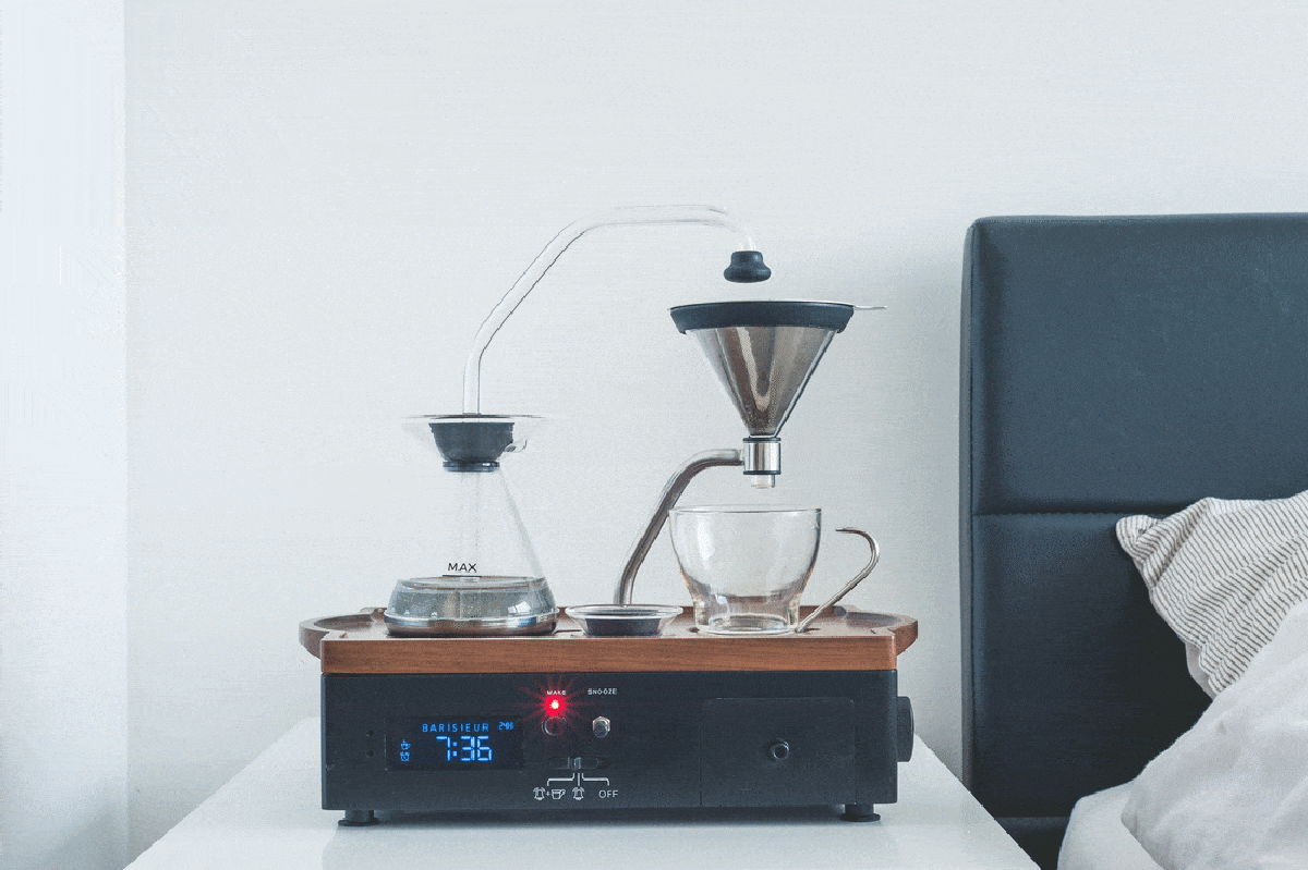 The future is here and it's an alarm clock that brews coffee