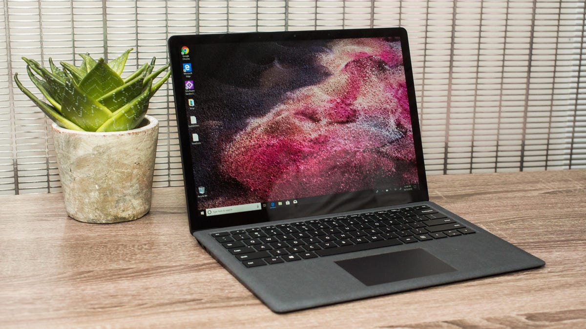 Surface Laptop 2 review: Back in black, and faster, too - CNET