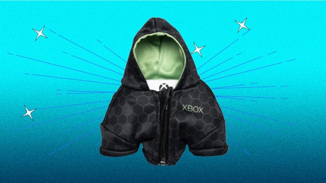 The black Xbox controller hoodie.