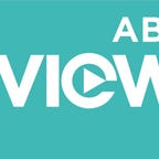 The logo for Australian on demand streaming service ABC iview on a light green background.