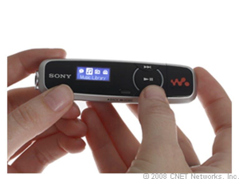 Photo of Sony B Series Walkman MP3 player.