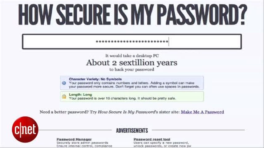 Create a secure password you'll never forget