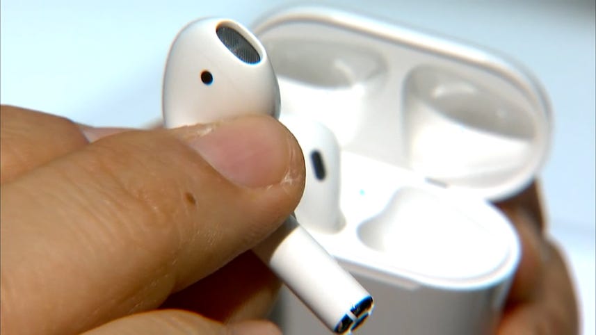 Up close with Apple's wireless AirPods