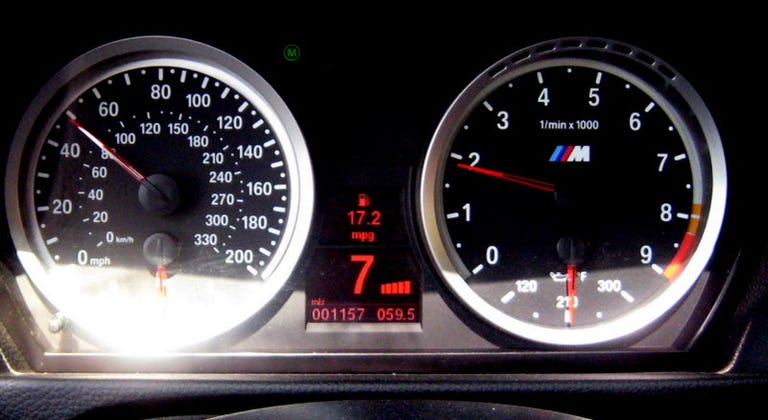 BMW M3 gear indicator