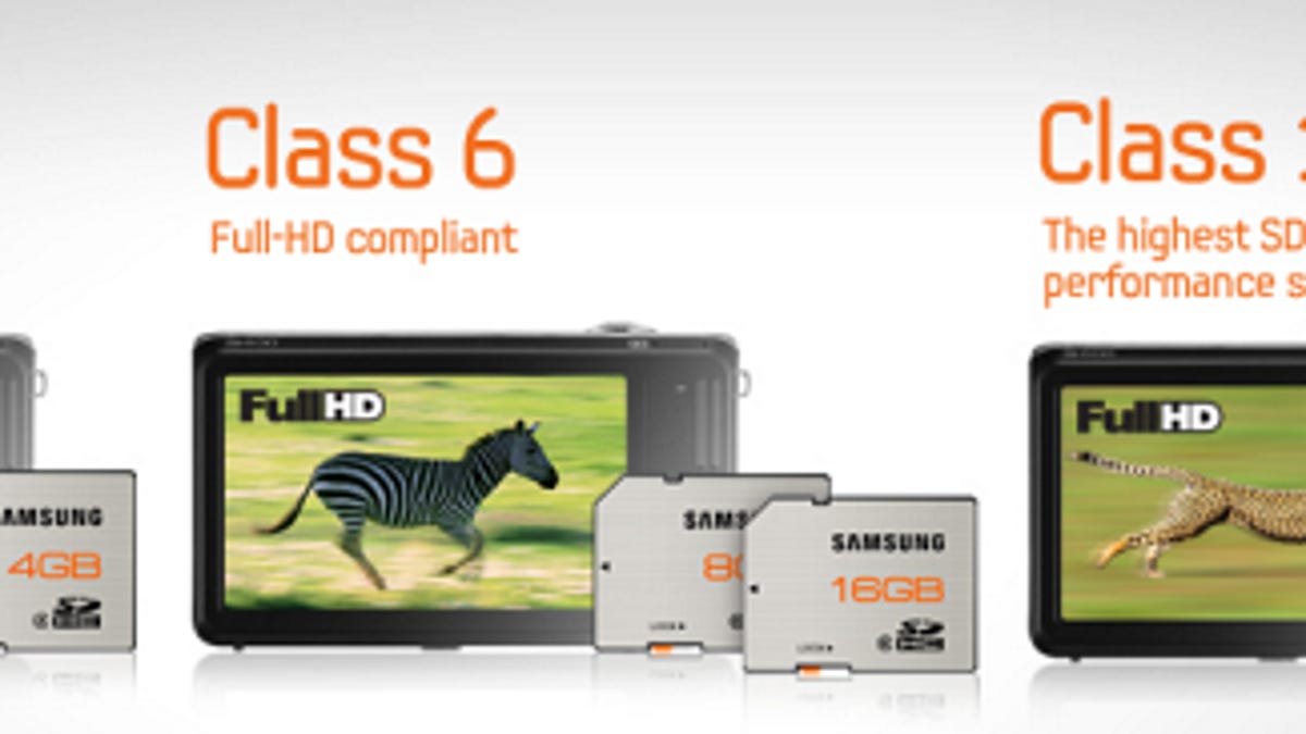 Samsung SD and microSD cards