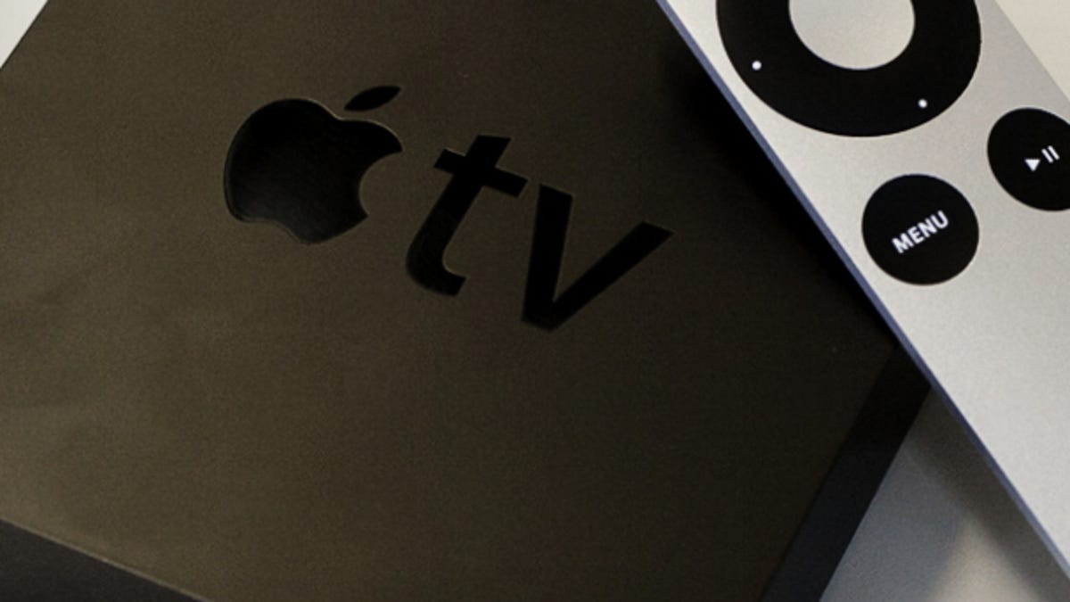 Apple&apos;s third-generation Apple TV set top box.