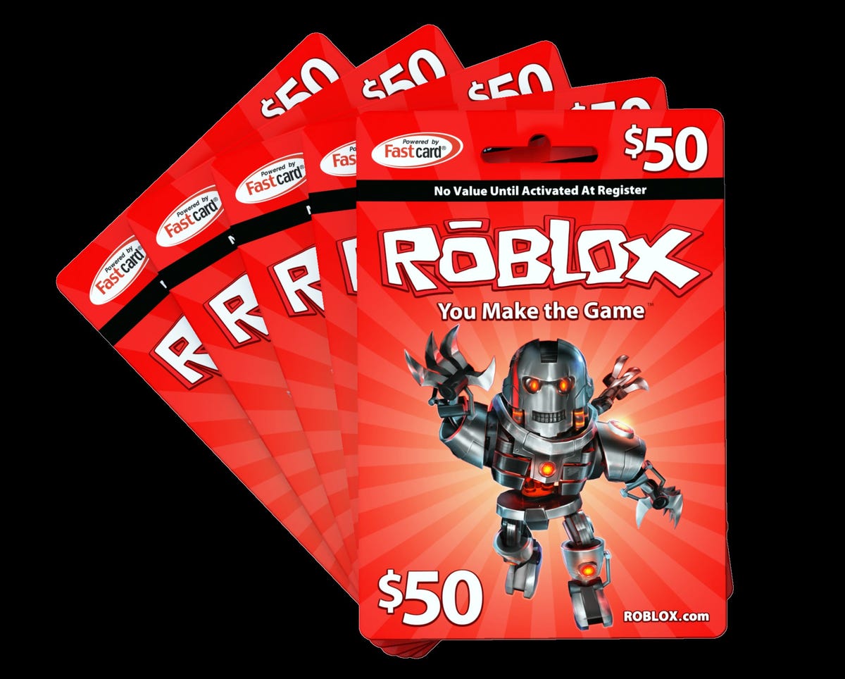 Roblox fan gift cards