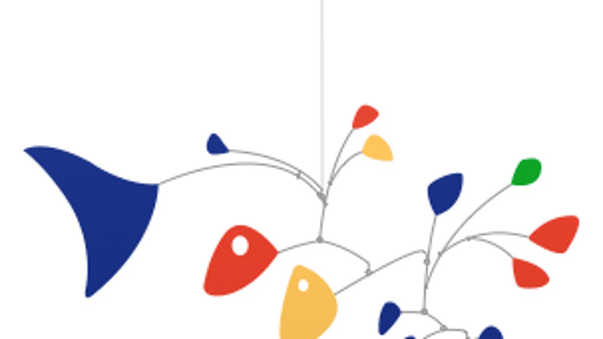 This Google doodle commemorating sculptor Alexander Calder is a mobile that sways when a person tilts an accelerometer-equipped laptop used to view it.