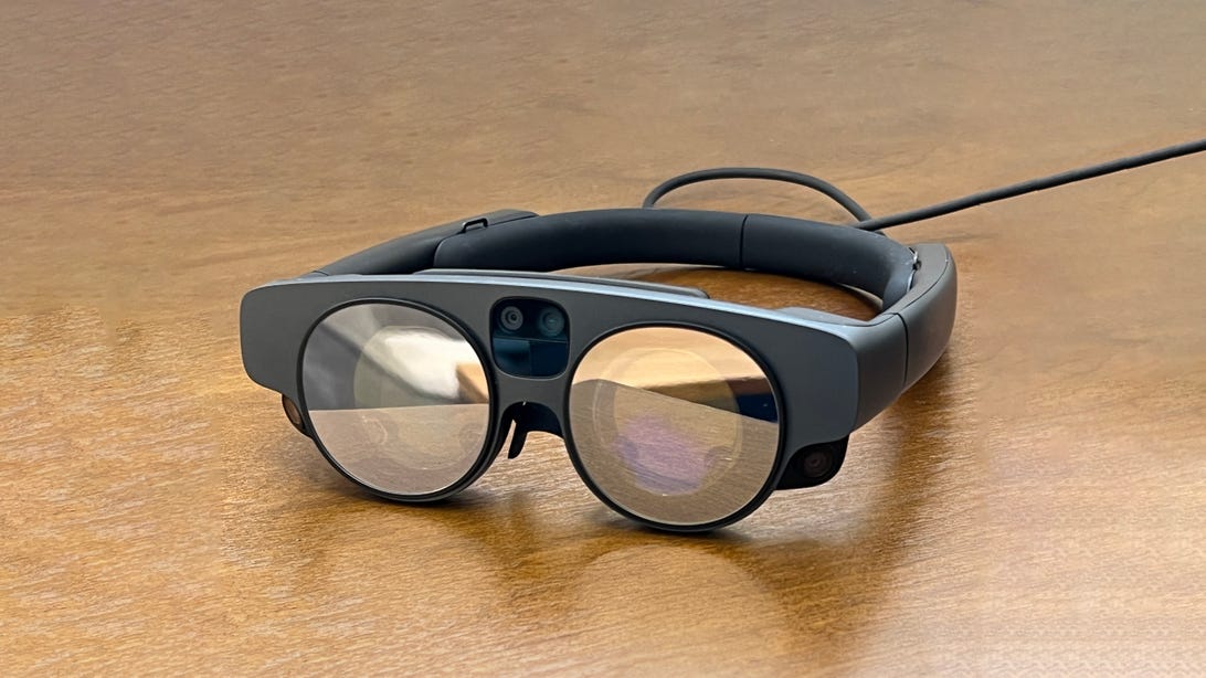 Magic Leap 2 AR glasses on a tabletop