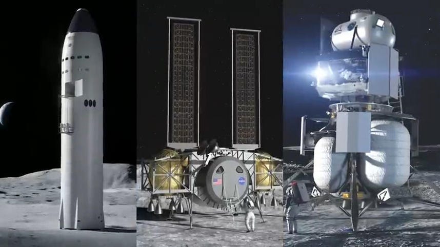 These are the lunar landers that could take humans back to the moon