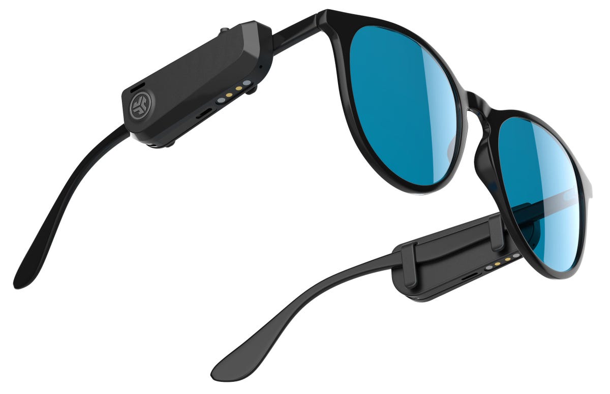 jlab-jbuds-frames-on-sunglasses-with-blue-lenses