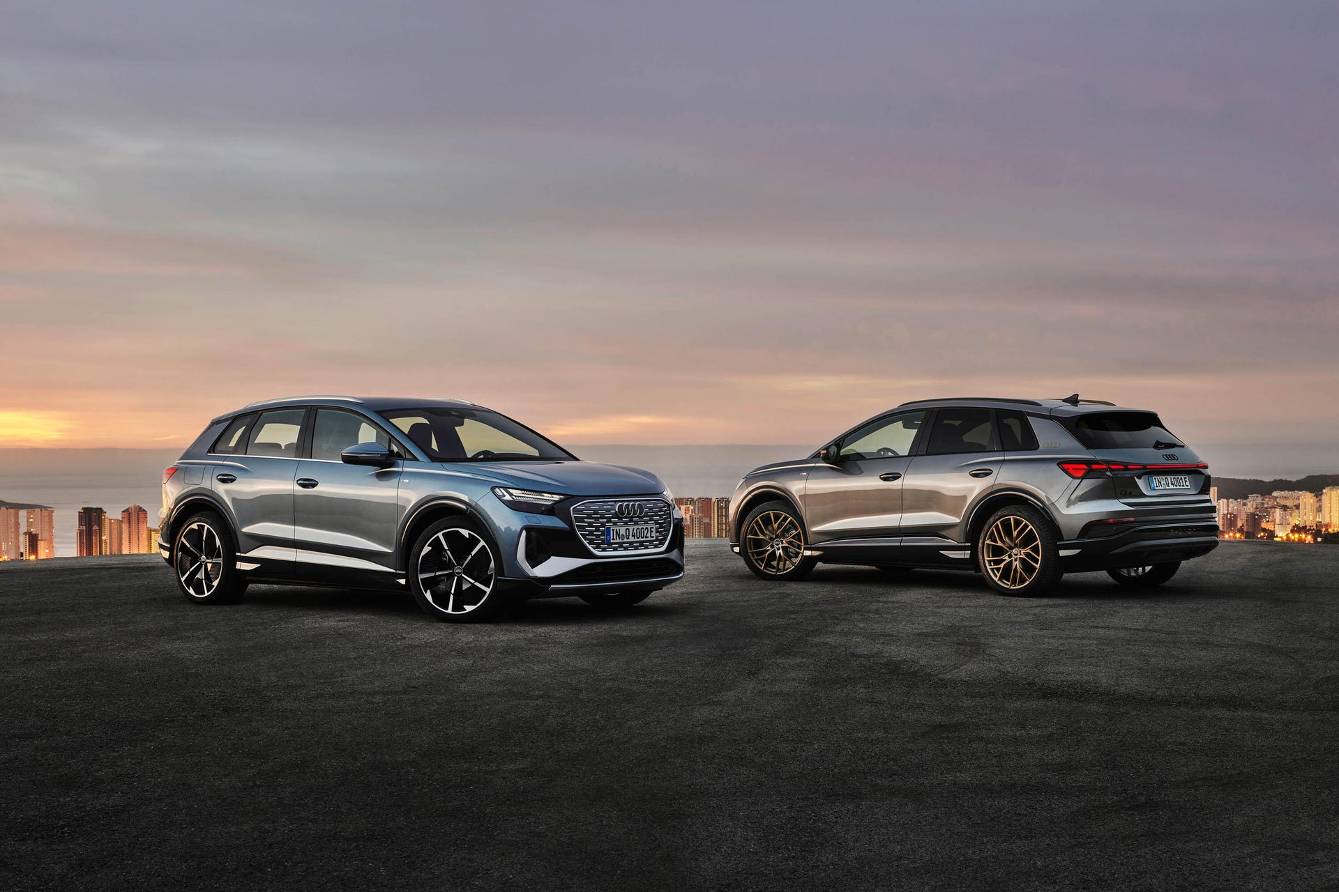 Audi starts production of its Q4 E-Tron electric crossover - CNET