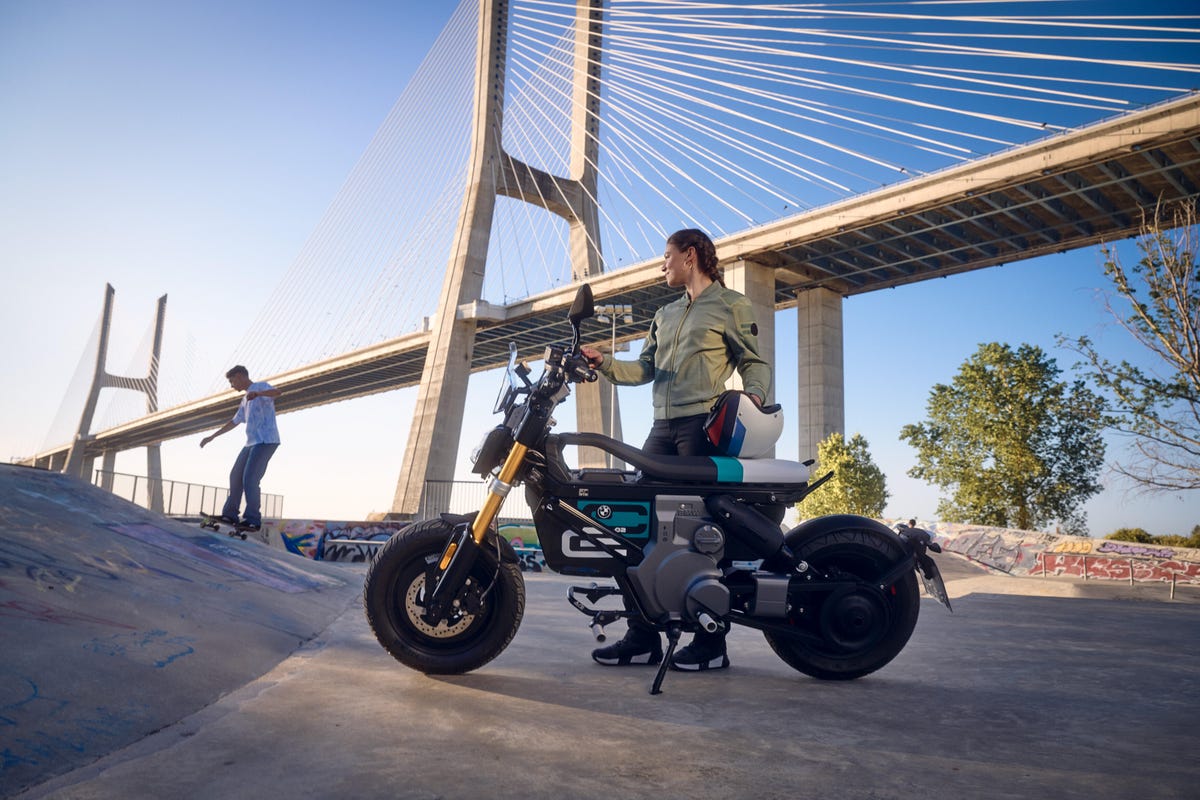 2024 BMW CE 02 eParkour electric motorbike, scooter