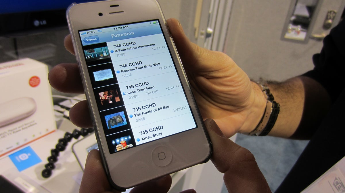 An iPhone full of over-the-air TV recordings.