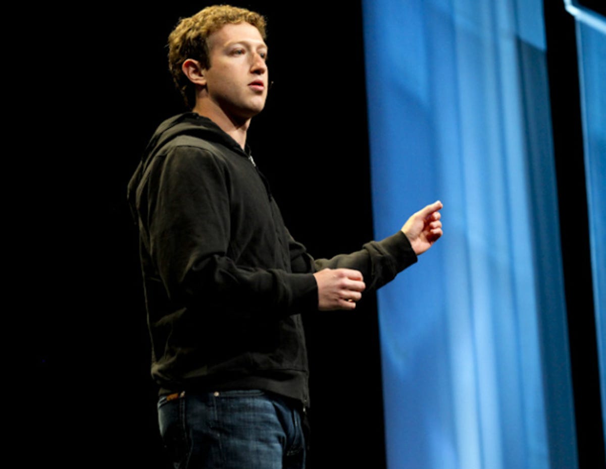 Mark Zuckerberg, shown here in 2010.