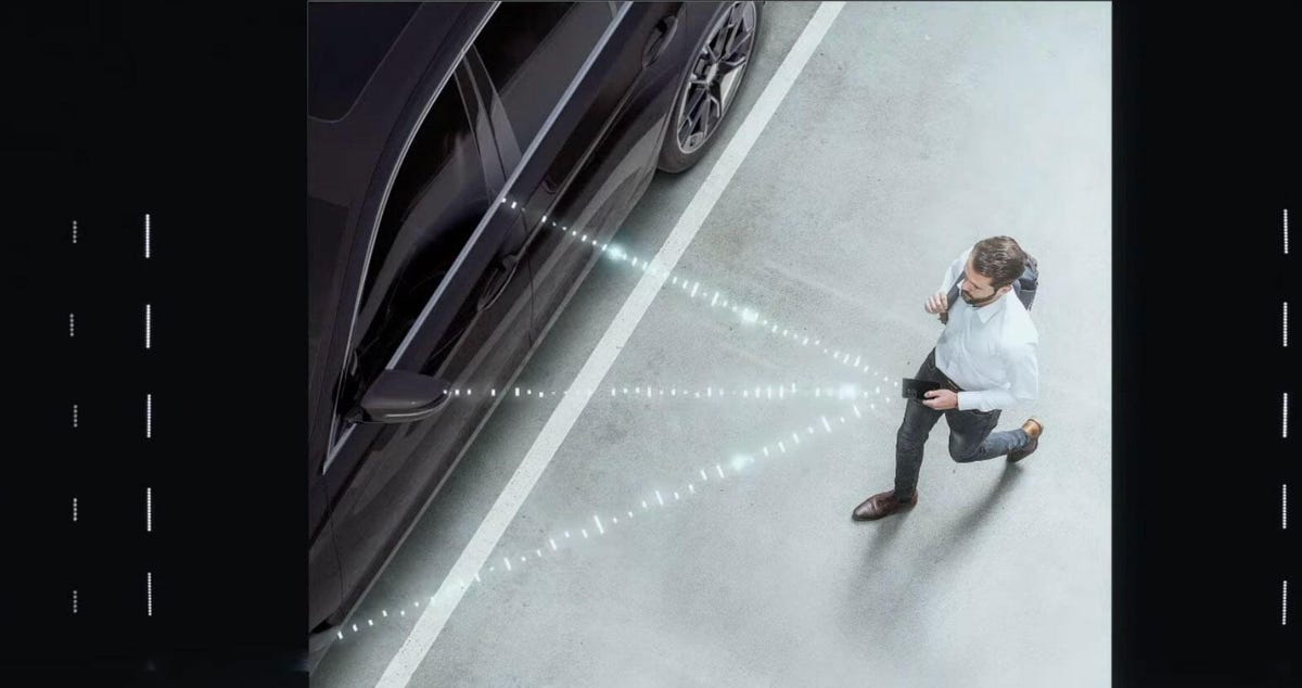 Samsung promises UWB technology for precisely tracking your location will automatically unlock car doors with digital keys in your smartphone.