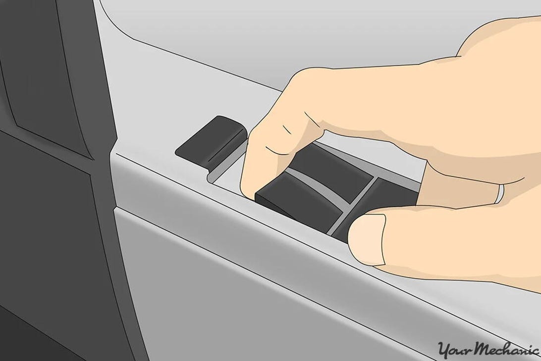Pull up power window switch