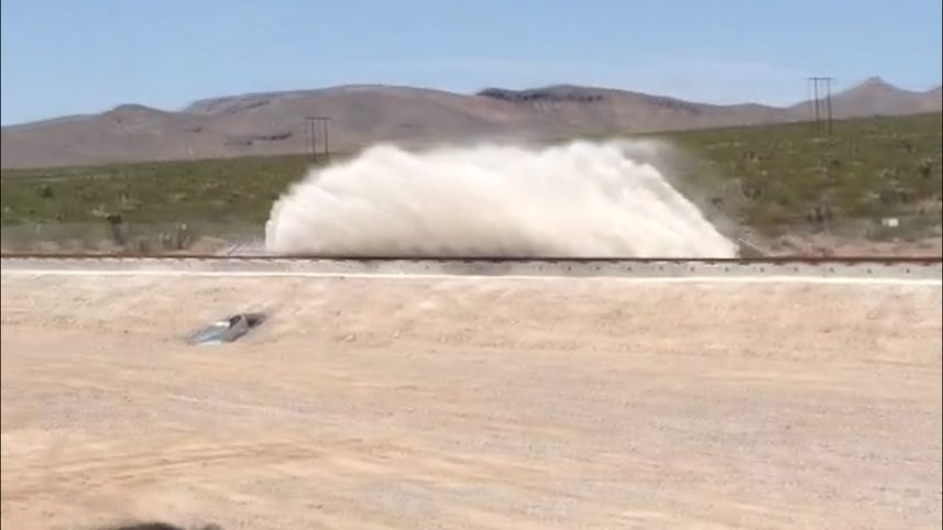 Watch the Hyperloop One launch into high speed for the first time