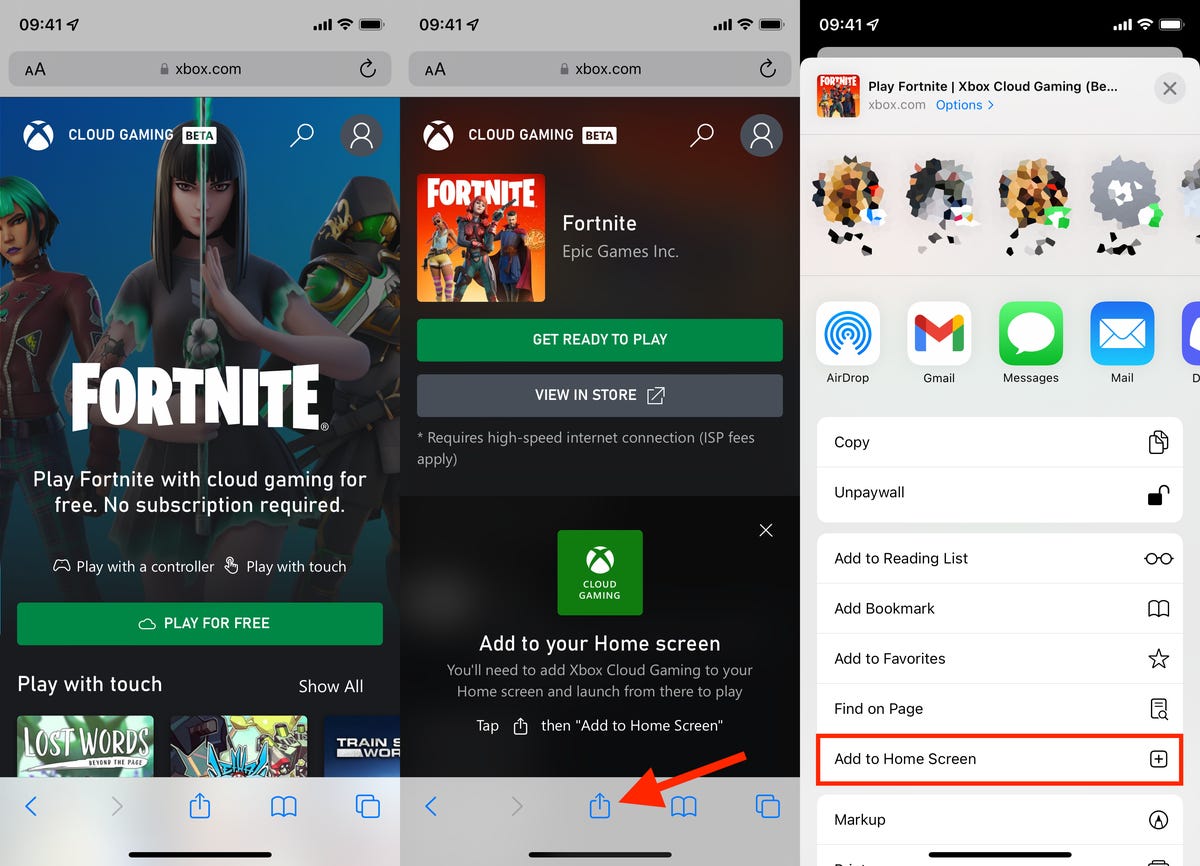 Adding Fortnite as an app