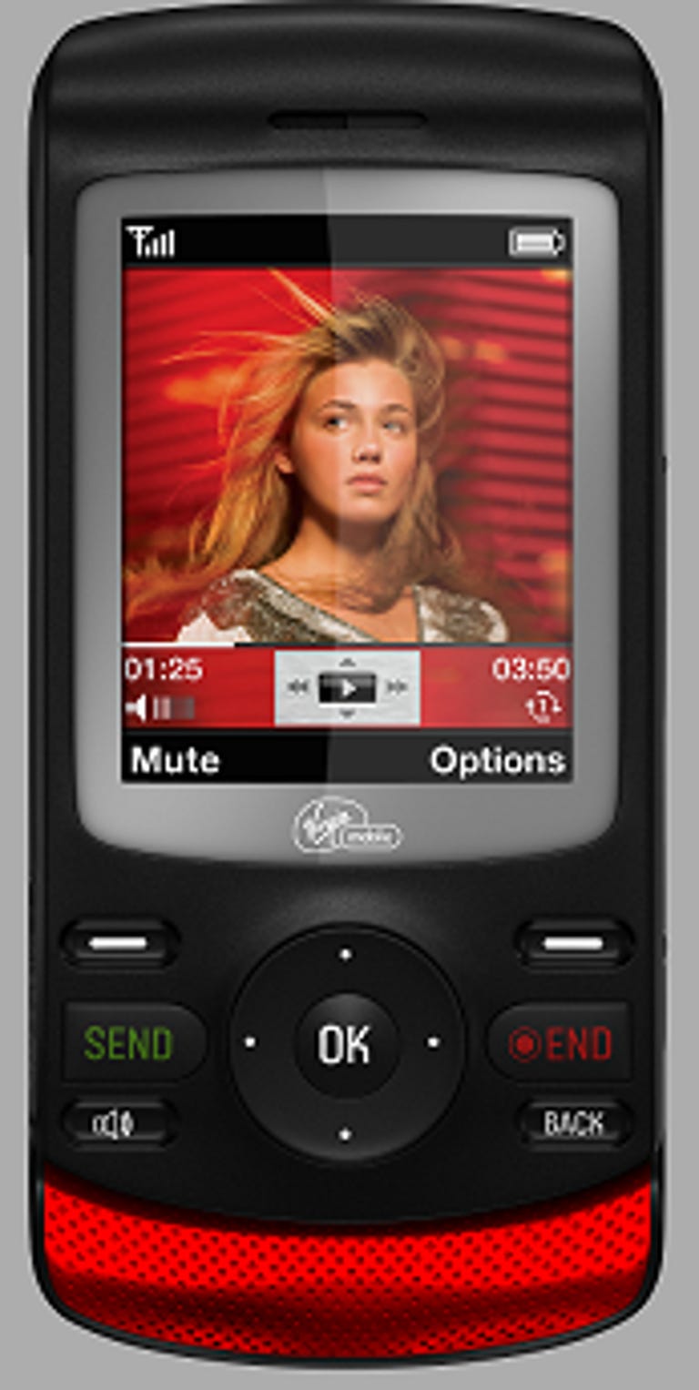 Virgin Mobile Shuttle is the carrier's first 3G phone.