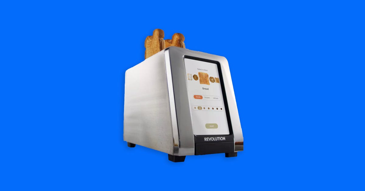 revolution toaster blue