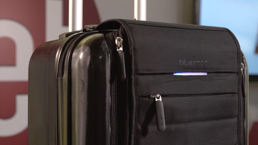 Bluesmart smart-suitcase knows its location, weighs itself