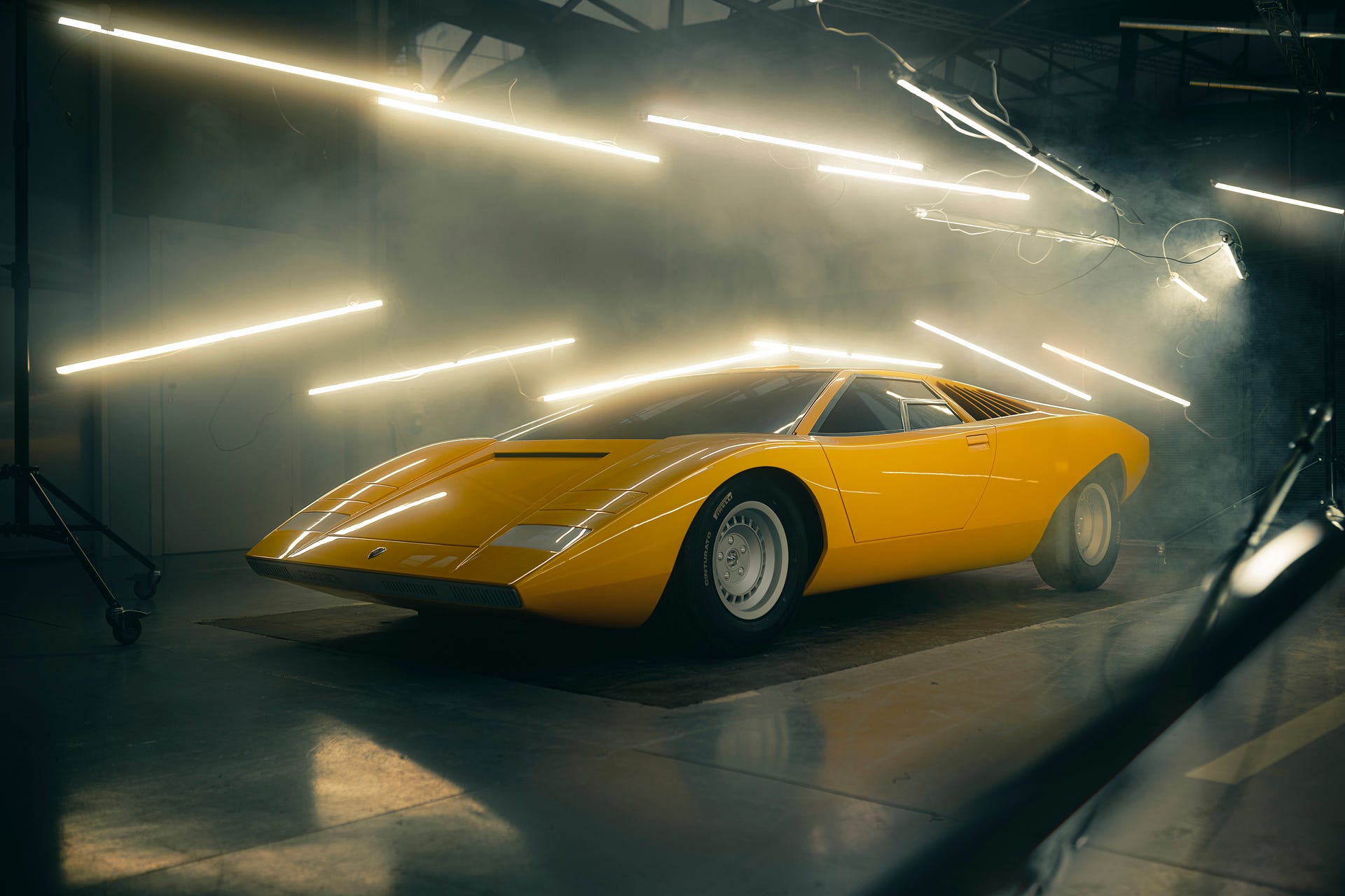 Lamborghini recreated the original Countach LP500 concept for a